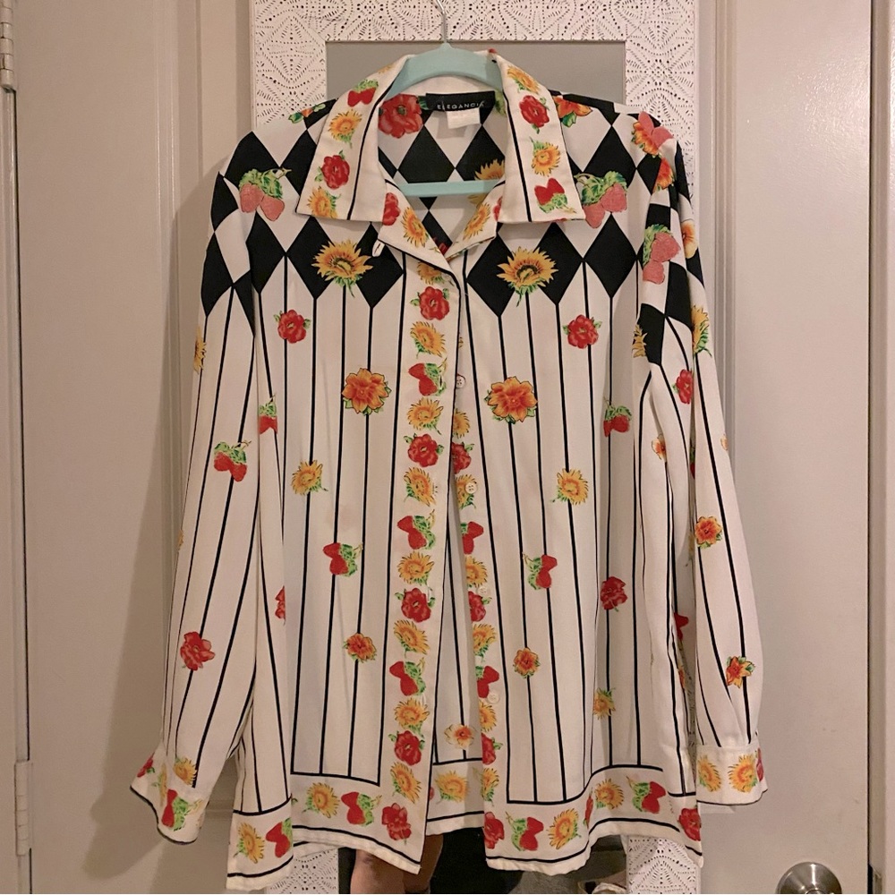 Long sleeve elegant blouse